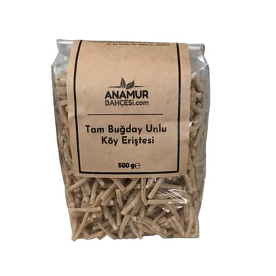 Tam Buğday Unlu Erişte (500 Gr)