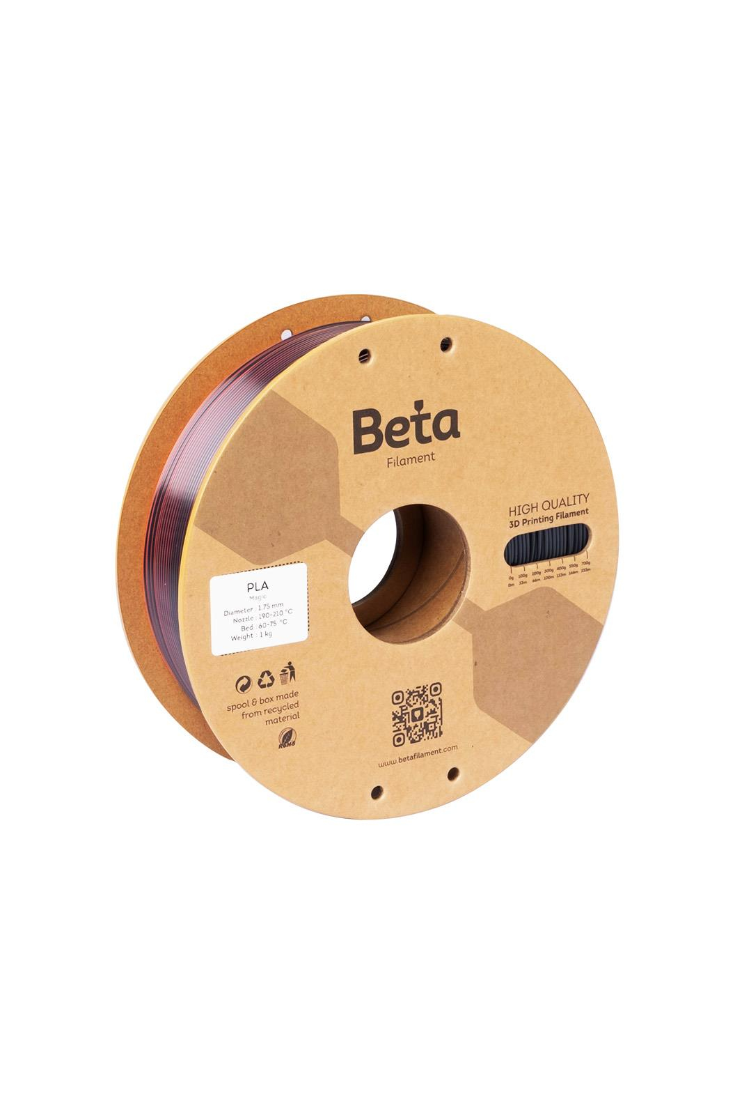 Beta PLA-Magic Silk çift renkli filament makarası