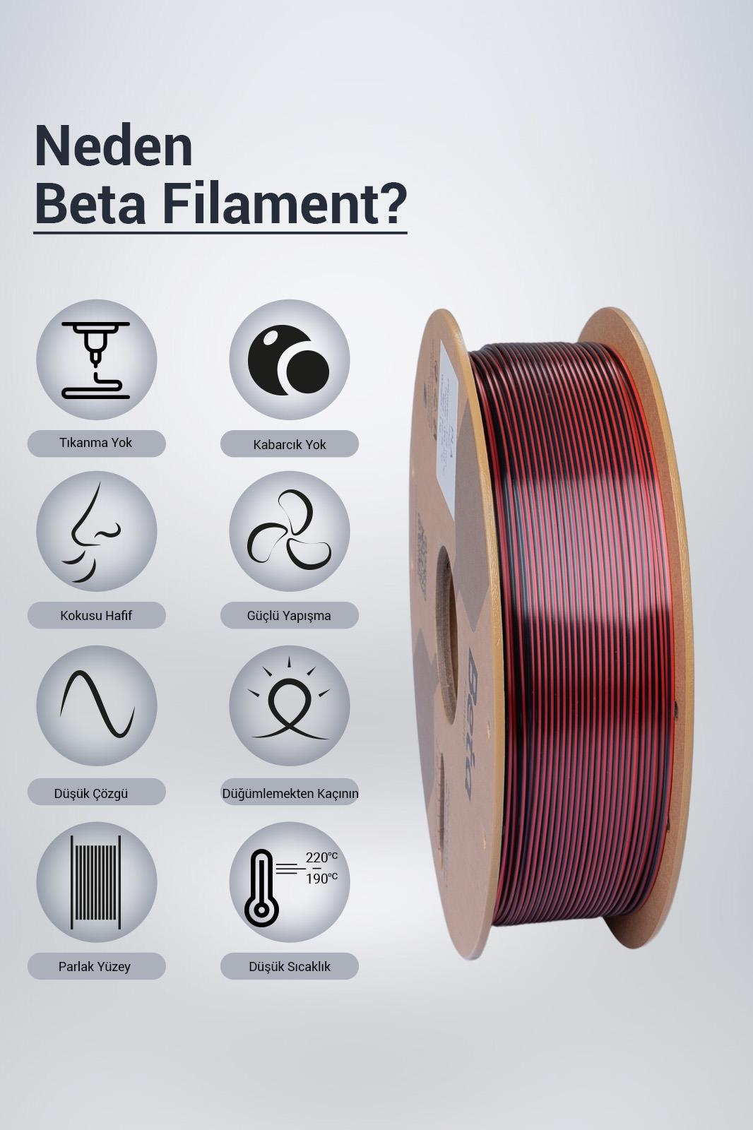 Beta PLA-Magic Silk parlak yüzey ve güçlü yapışma görseli