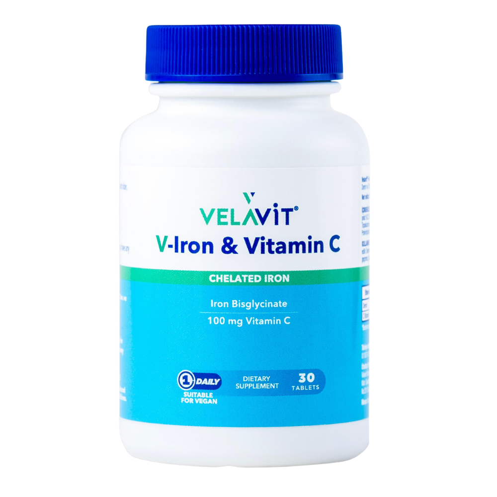 Velavit V Iron Vitamin C 30 Tablet
