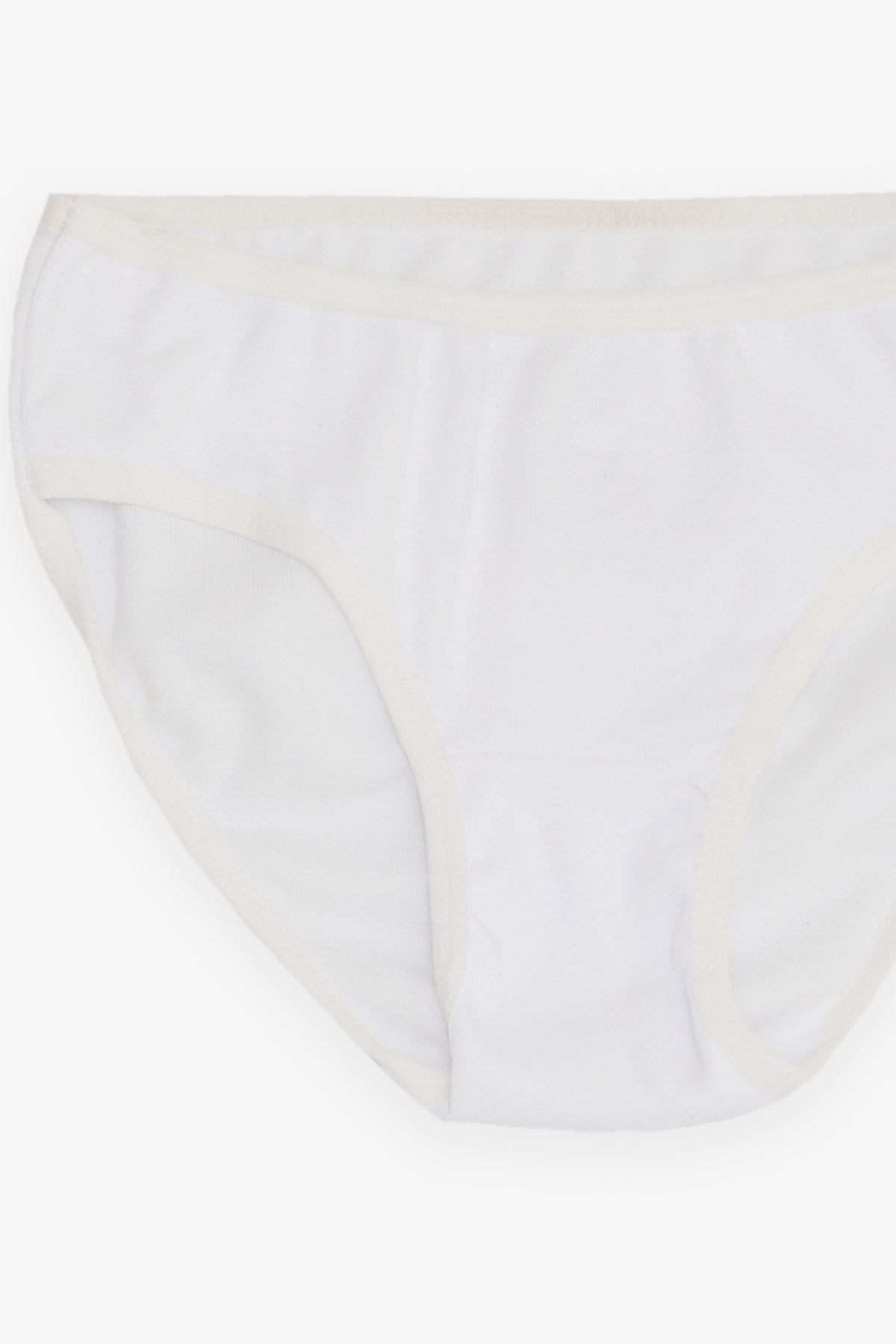 Kız Çocuk Külot İç Giyim Beyaz Beyaz 3-11 Yaş - Pamuklu İç Giyim | Breeze
