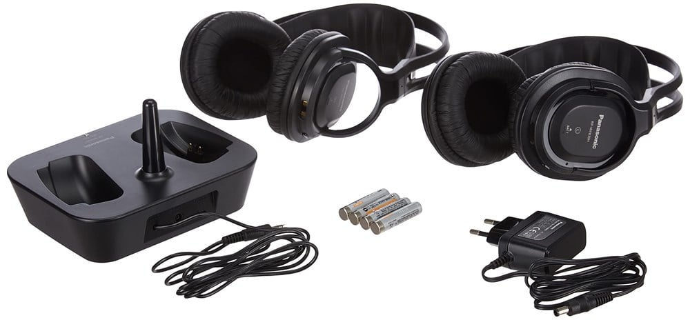 Panasonic RP-WF830WE-K Kablosuz (RF) Kulak Üstü Kulaklık (Siyah)