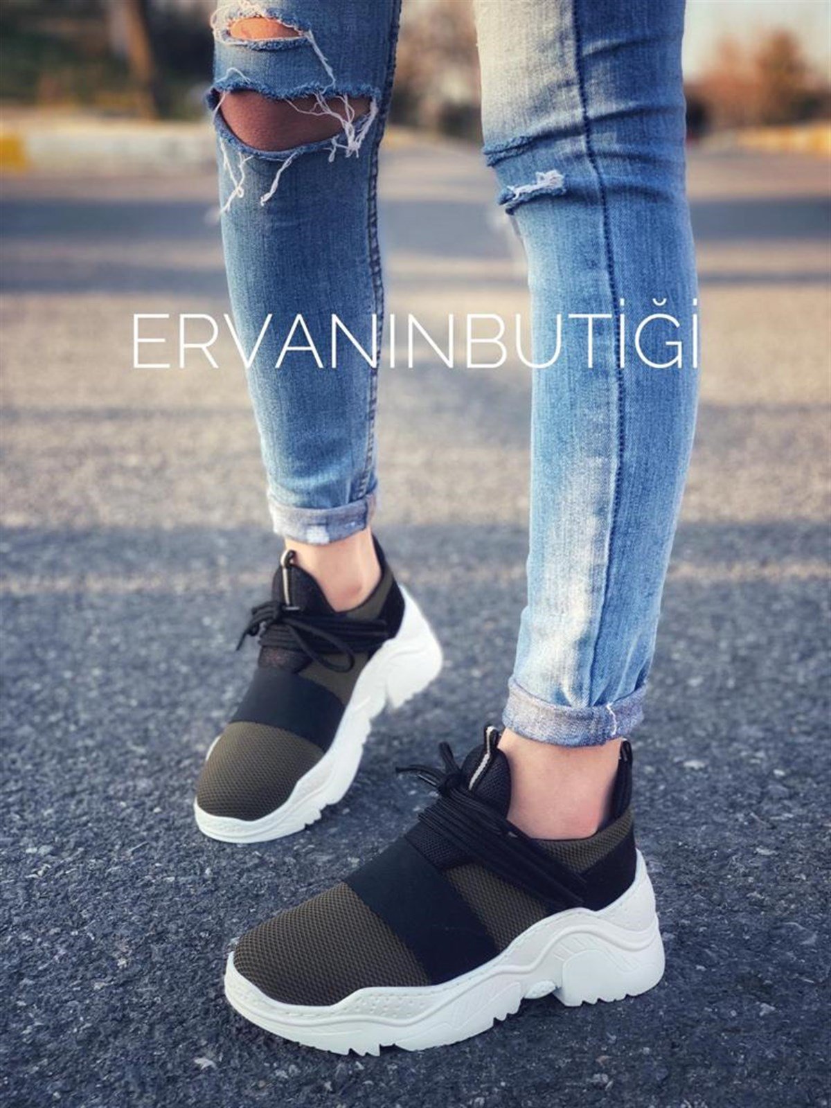 Spor Ayakkabı (Snap) Kadın Sneakers l Erva'nın Butiği