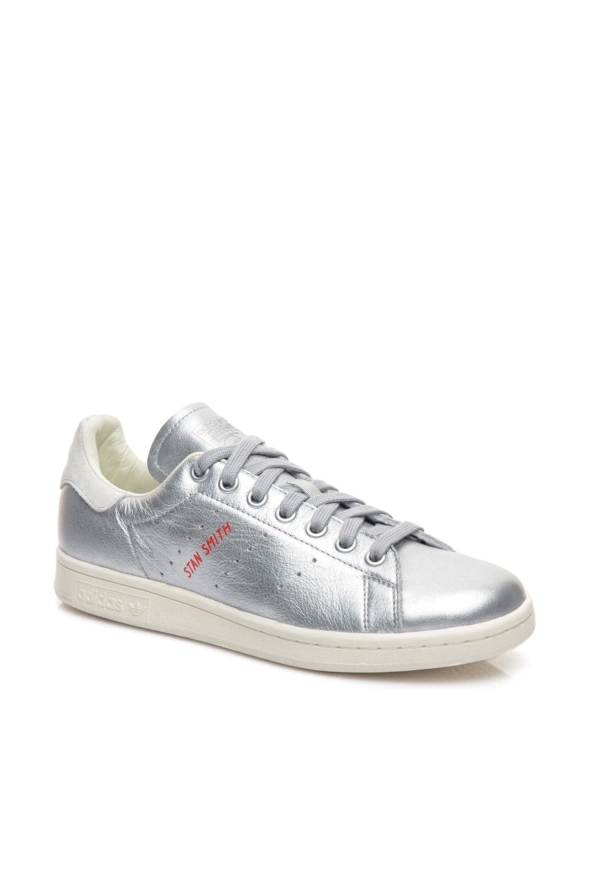 Adidas Stan Smith Sneakers Silver Bayan Spor Ayakkabı B41750