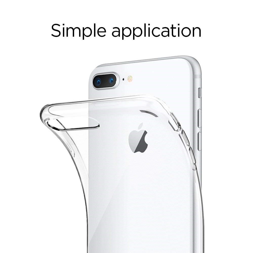Apple iPhone 8 Plus Tam Şeffaf 1.5mm Kamera Korumalı Silikon Kılıf |  Ücretsiz Kargo