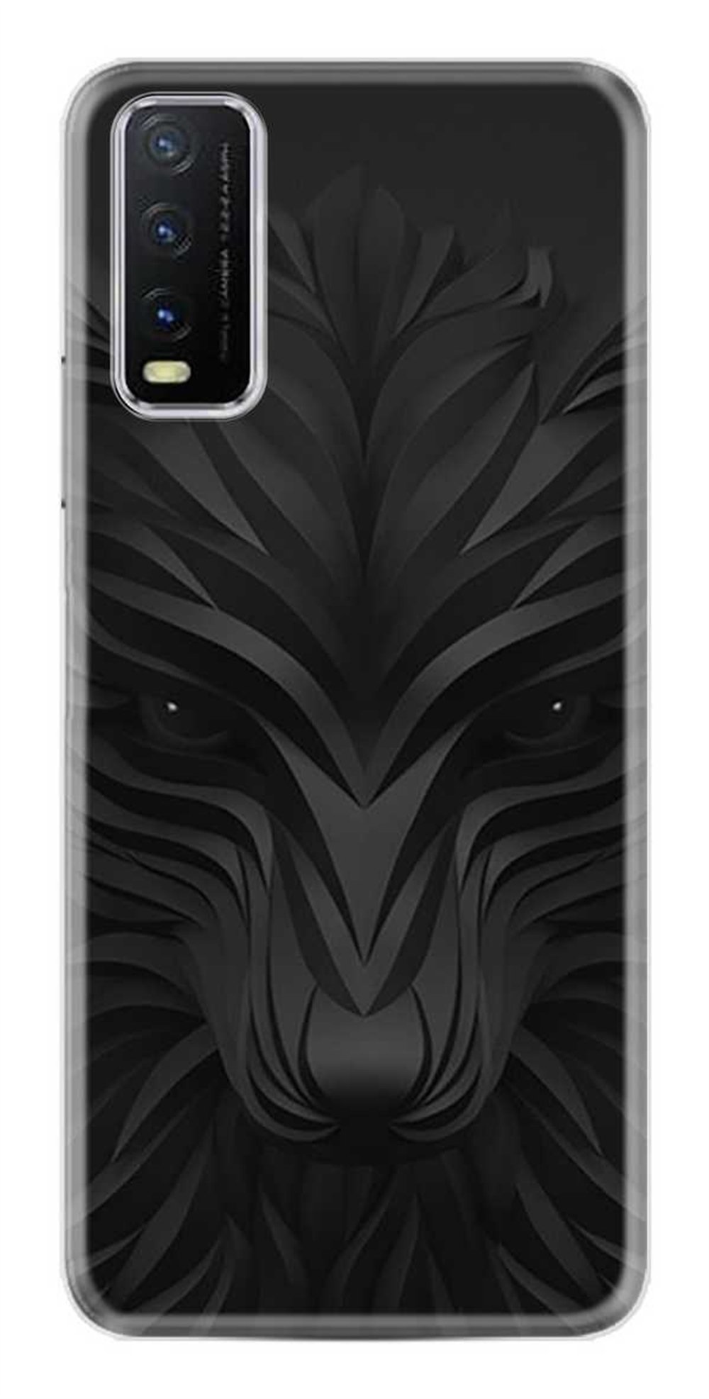 Vivo Y70 Desenli Silikon Kılıf Black Fox