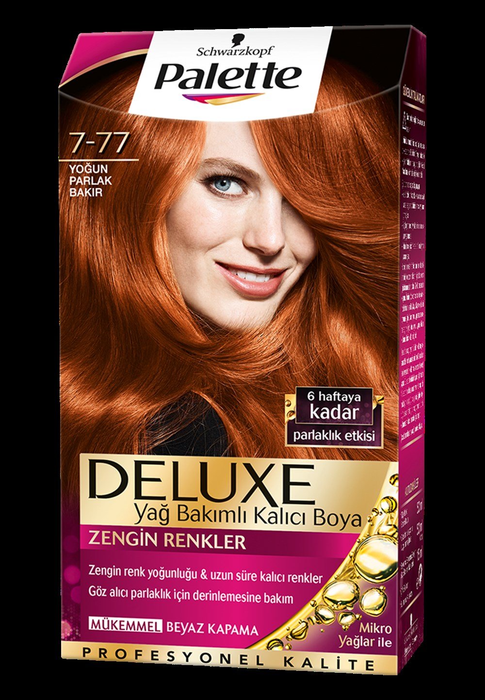 Palette Deluxe Saç Boyası 7-77 Yoğun Parlak Bakır | Netegir.com