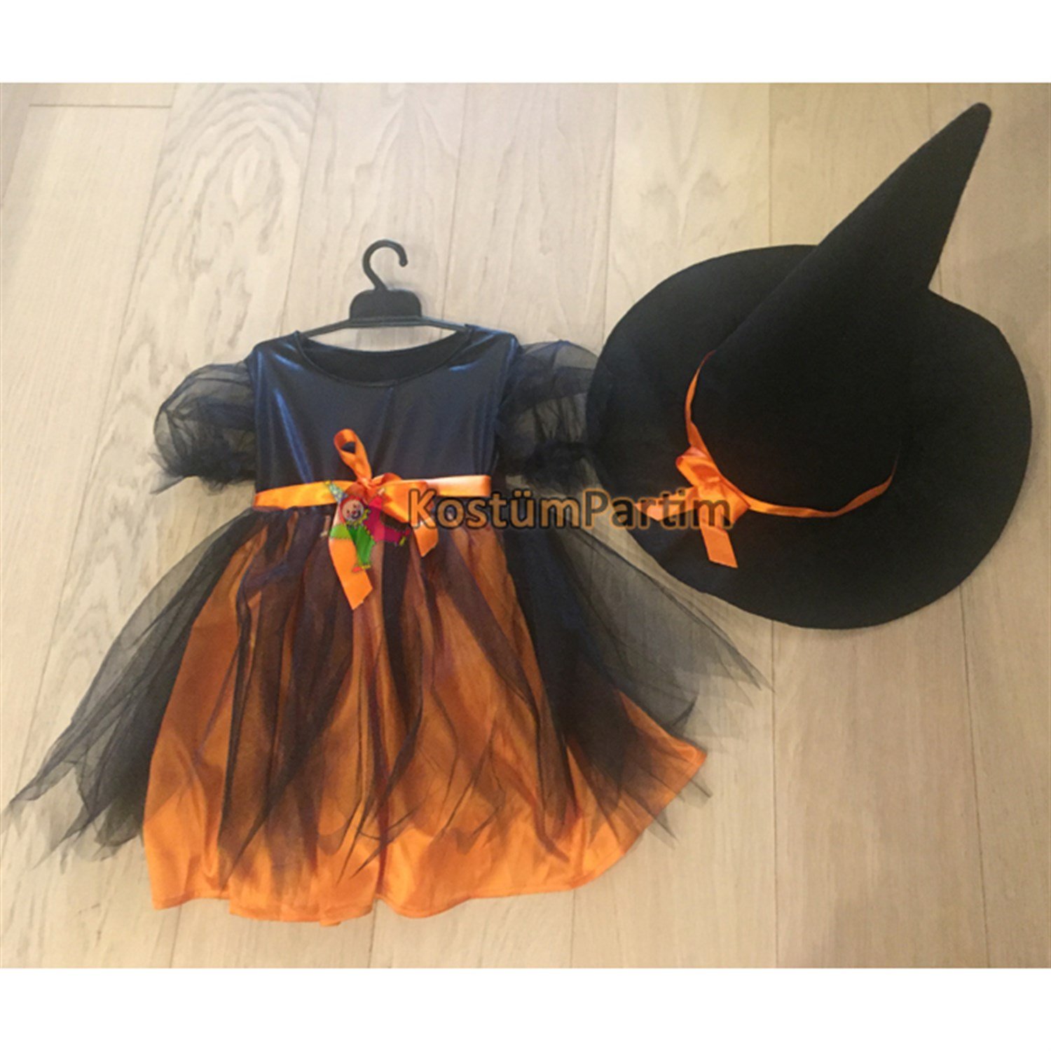 Halloween Çocuk Cadı Kostümü - KostümPartim®