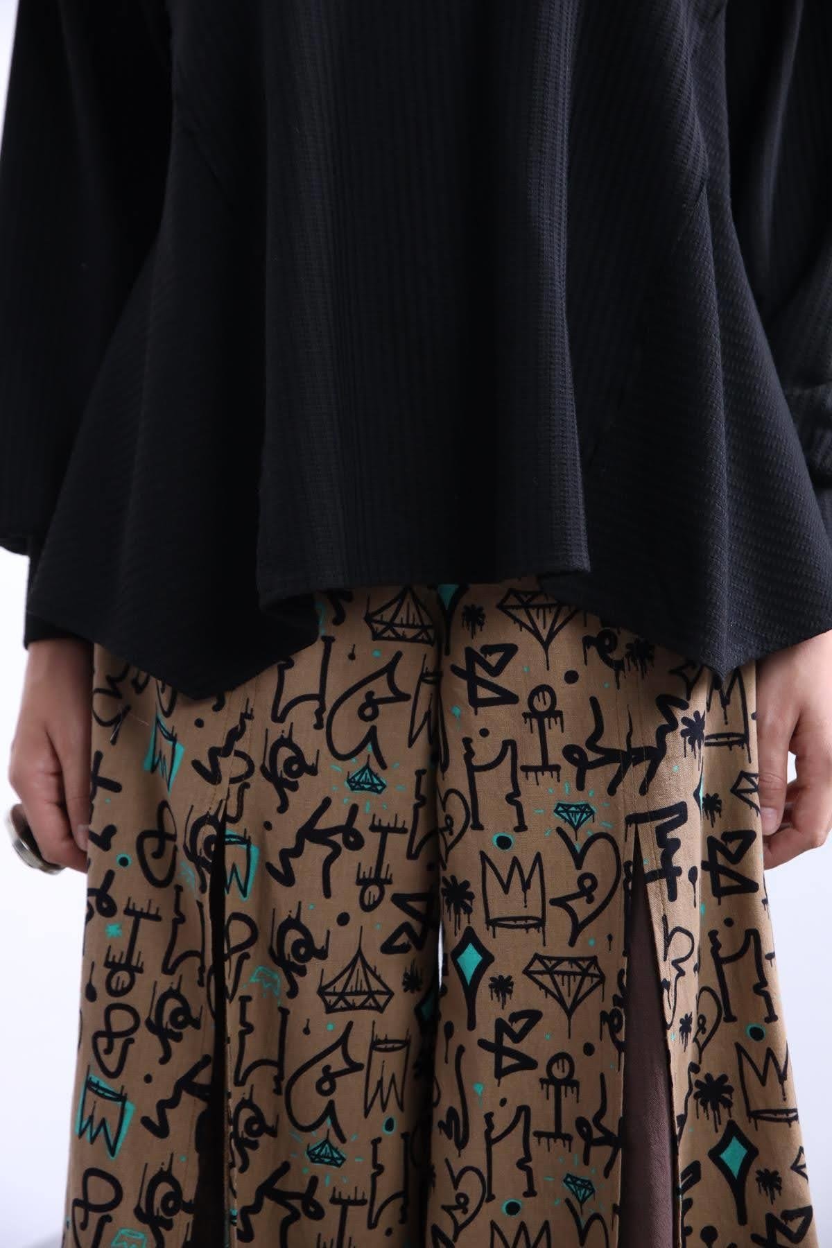 mame / Stained Glass Printed Skirt-