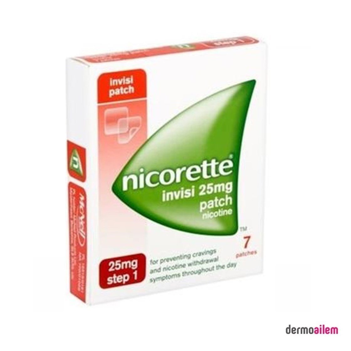 Nicorette Invisi 1.adım 25 mg Nikotin Bandı Fiyatları İndirimli |  Dermoailem.com