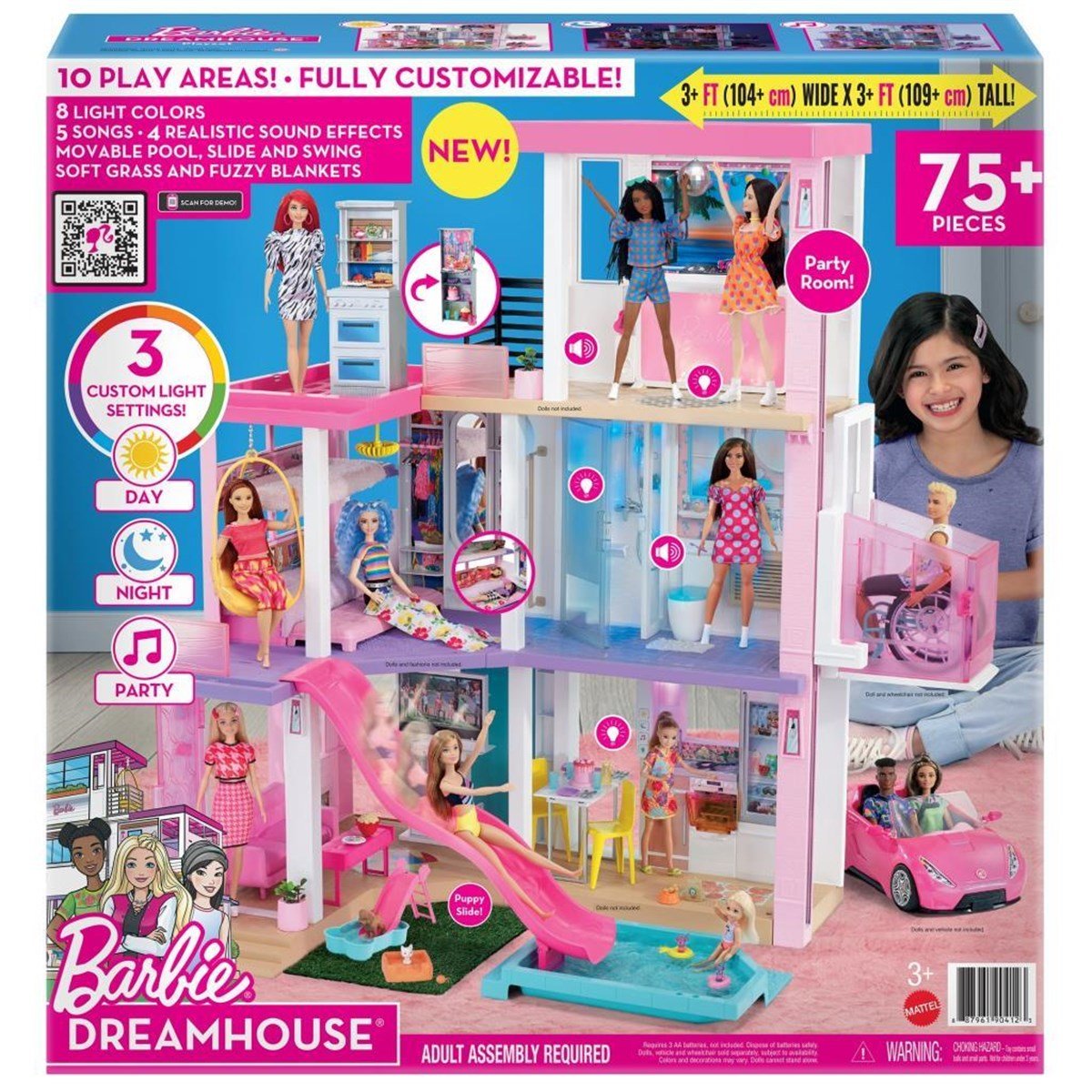 Barbie'nin Işıklı ve Sesli Rüya Evi GRG93 - Toysall