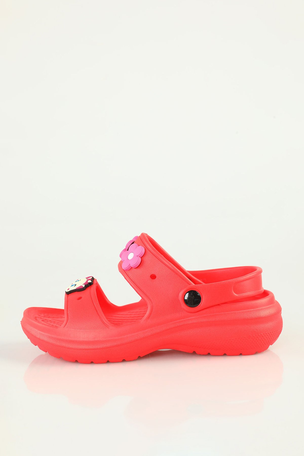 Kız Çocuk Günlük Rahat Sandalet Terlik Kırmızı 500789 - tozlu.com