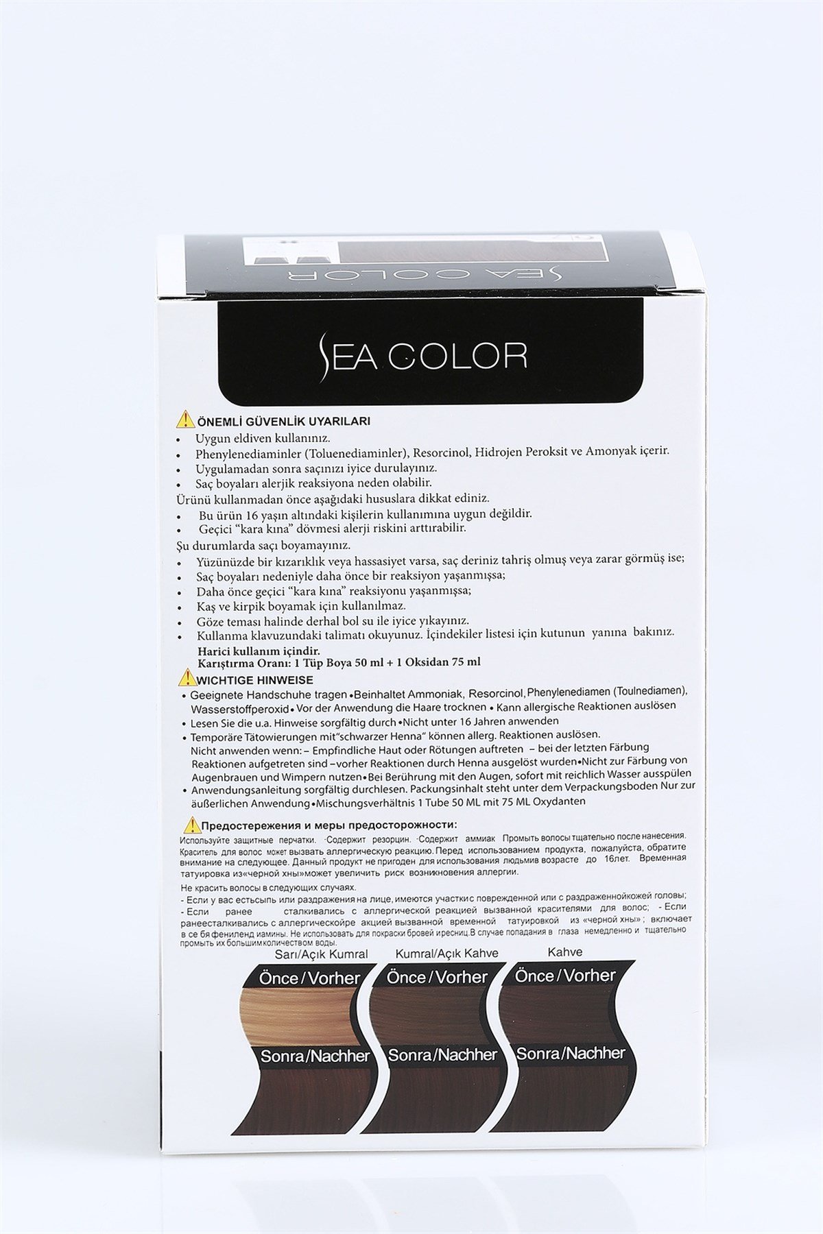 Sea Color Çikolata Kahve 6-7 Saç Boyası