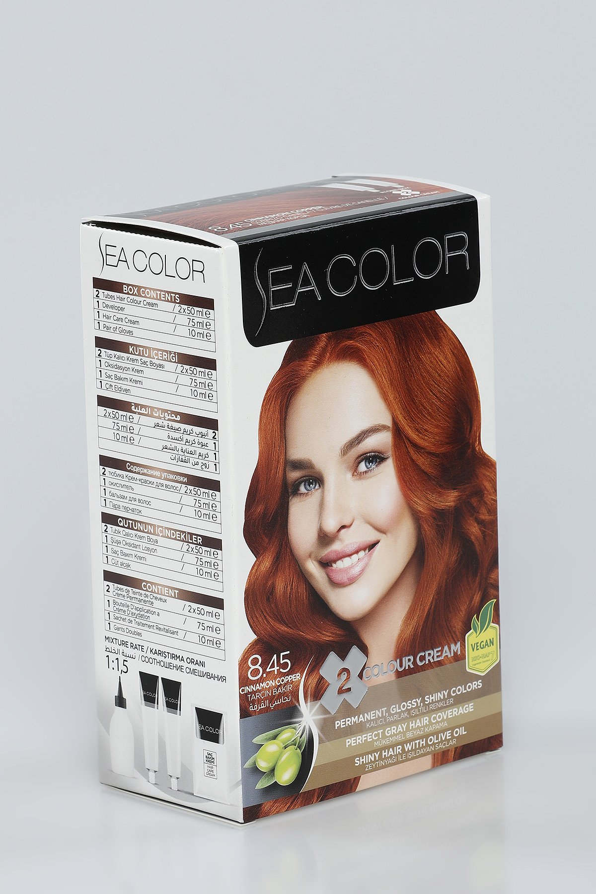Sea Color Tarçın Bakır 8-45 Saç Boyası
