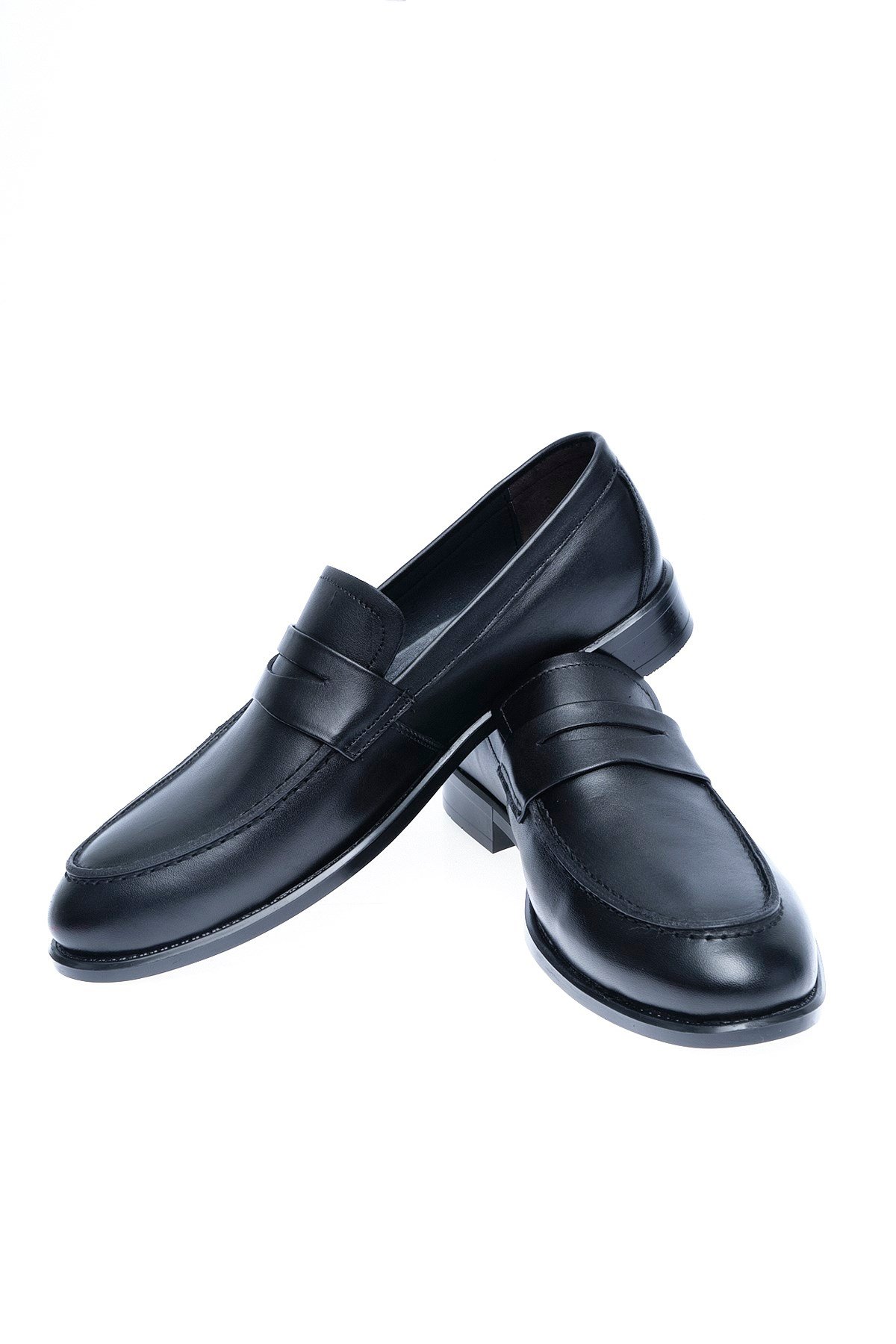 Bestello Bağcıksız Klasik SIYAH 023-408-23K Erkek Ayakkabı