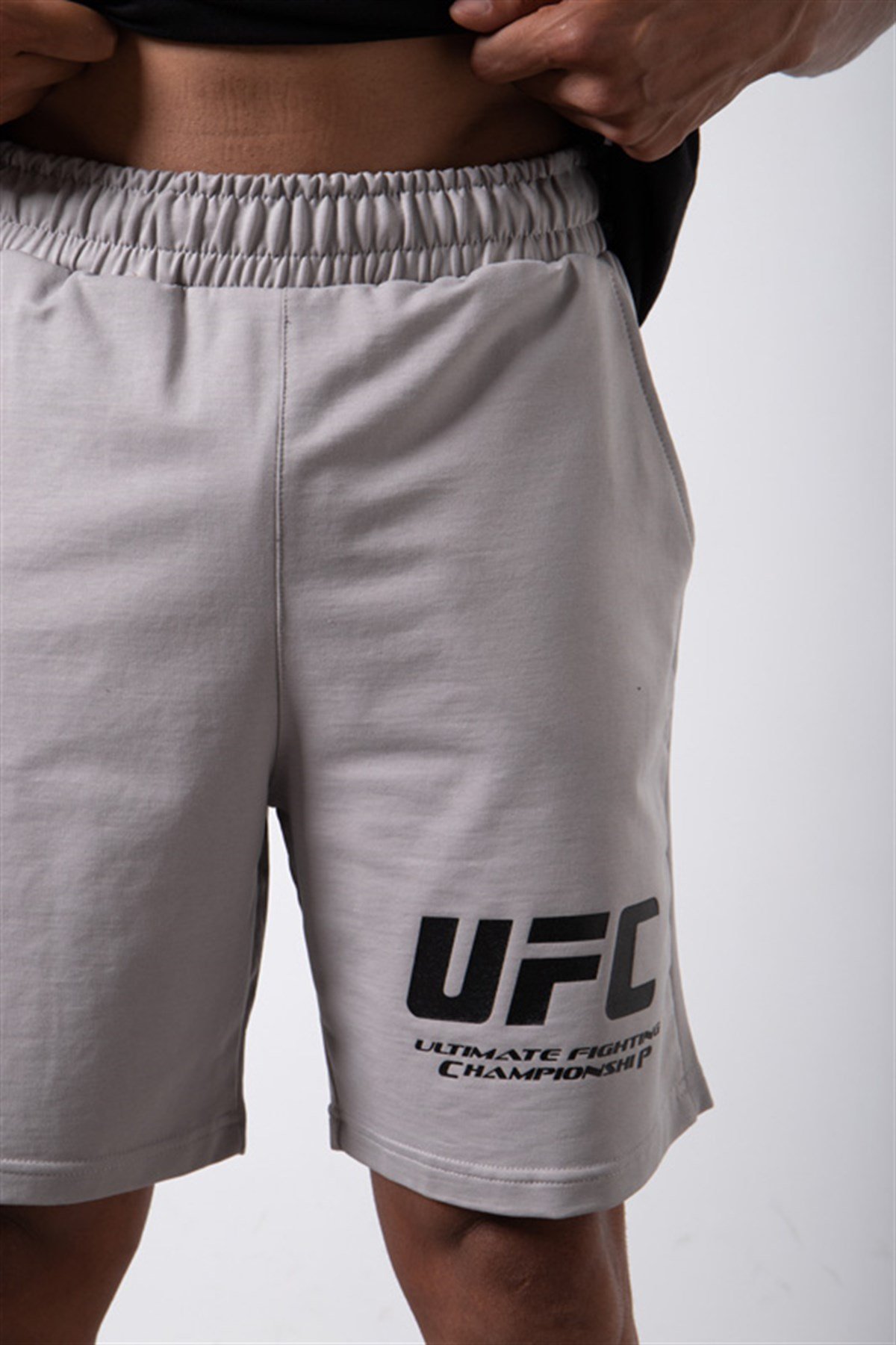UFC Pockets Mini Short Ice Grey