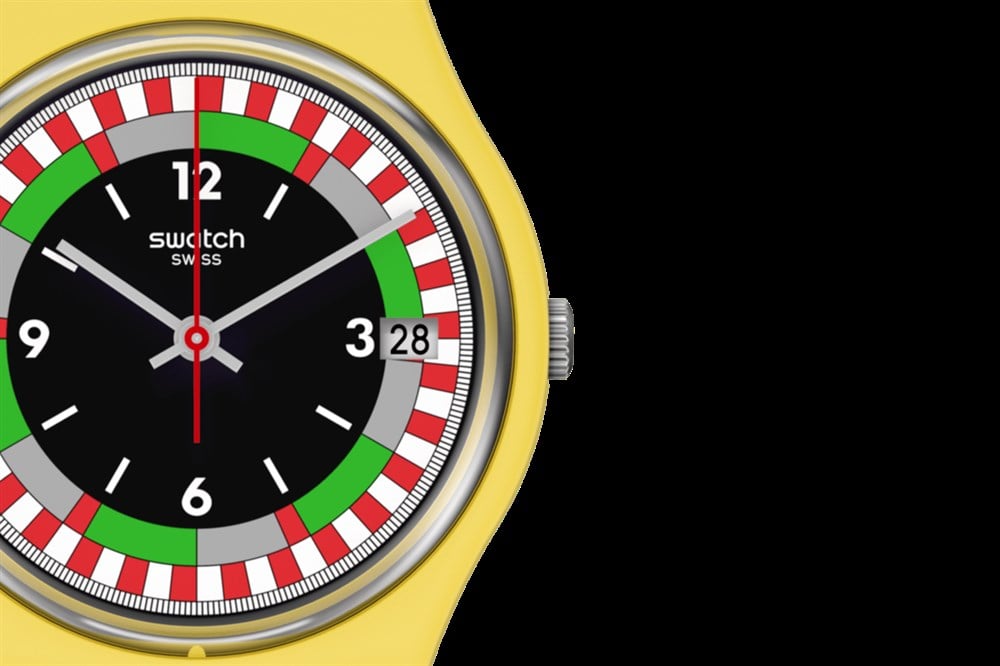 Swatch 1984 RELOADED YEL_RACE Kadın Kol Saati SO31J400