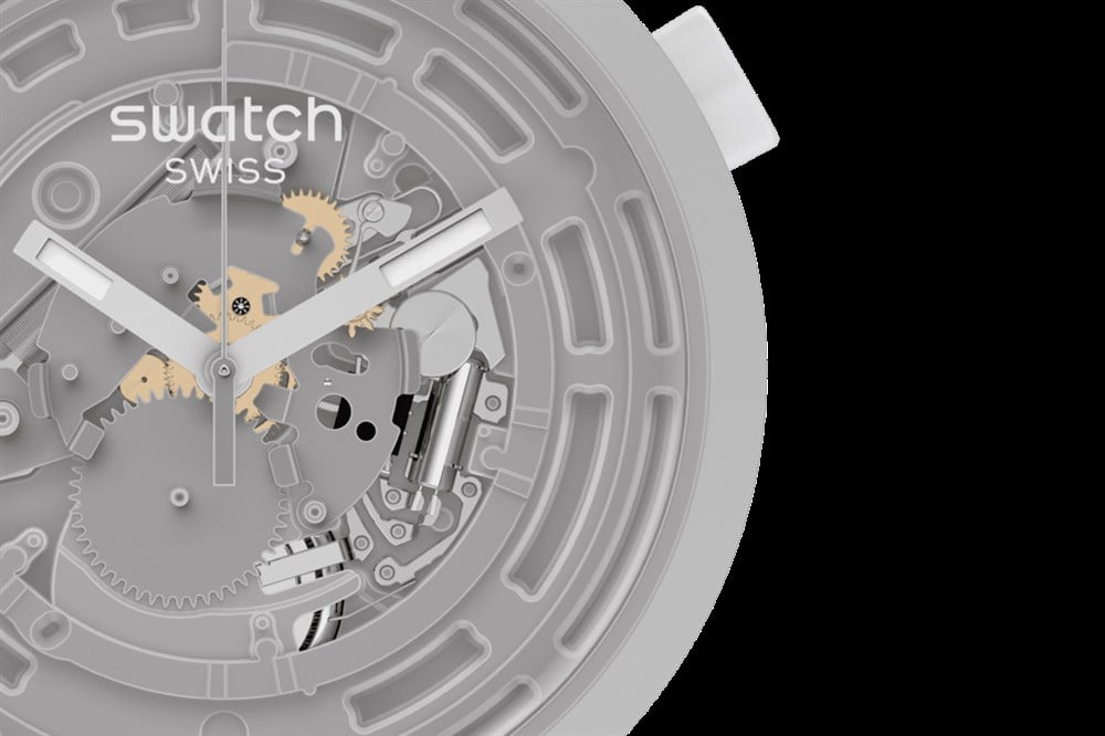 Swatch C-GREY Unisex Kol Saati SB03M100