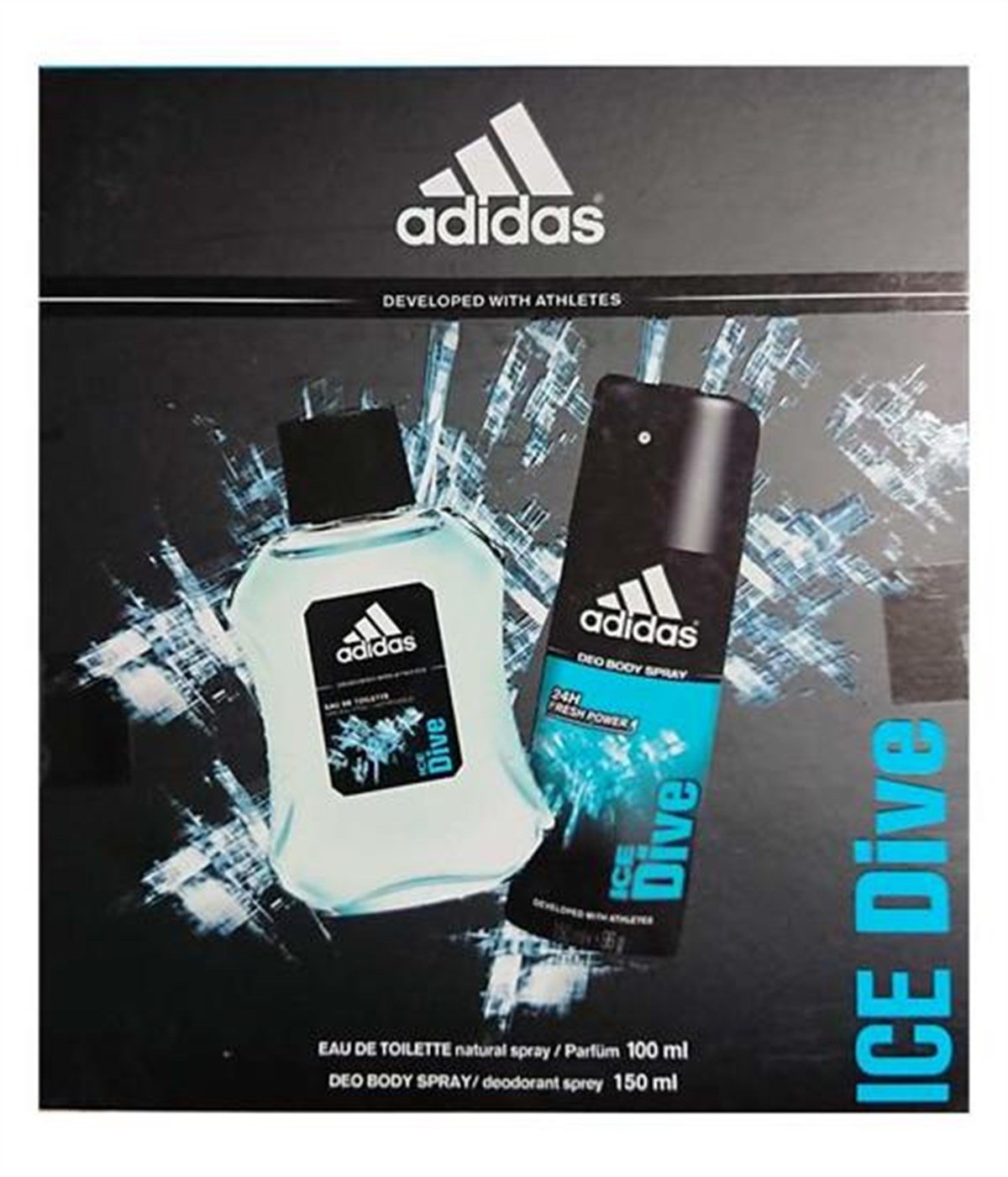 Adidas EDT 100 ML + Deodorant Erkek Parfüm Seti İce Dive | Ehersey.com