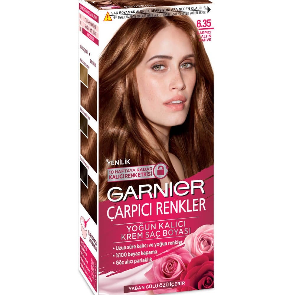 Garnier Saç Boyası Çarpıcı Renkler 6-35 Çarpıcı Altın Kahve | Ehersey.com