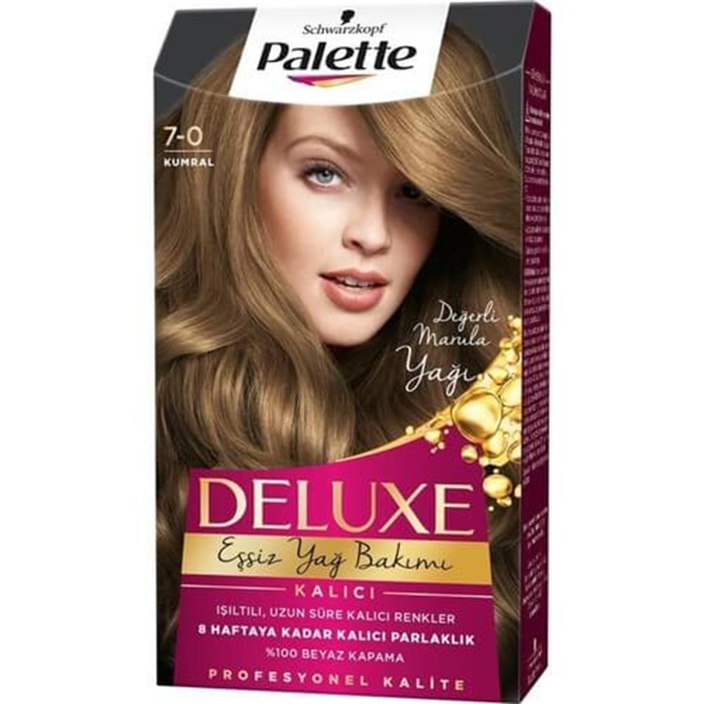 Palette Deluxe Kalıcı Saç Boyası 7-0 Kumral | Ehersey.com