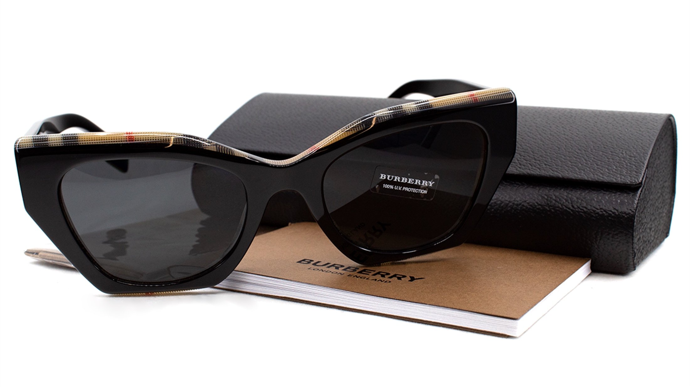 BURBERRY LONDON◇サングラス/BLK/メンズ/B 4299 3828/87-