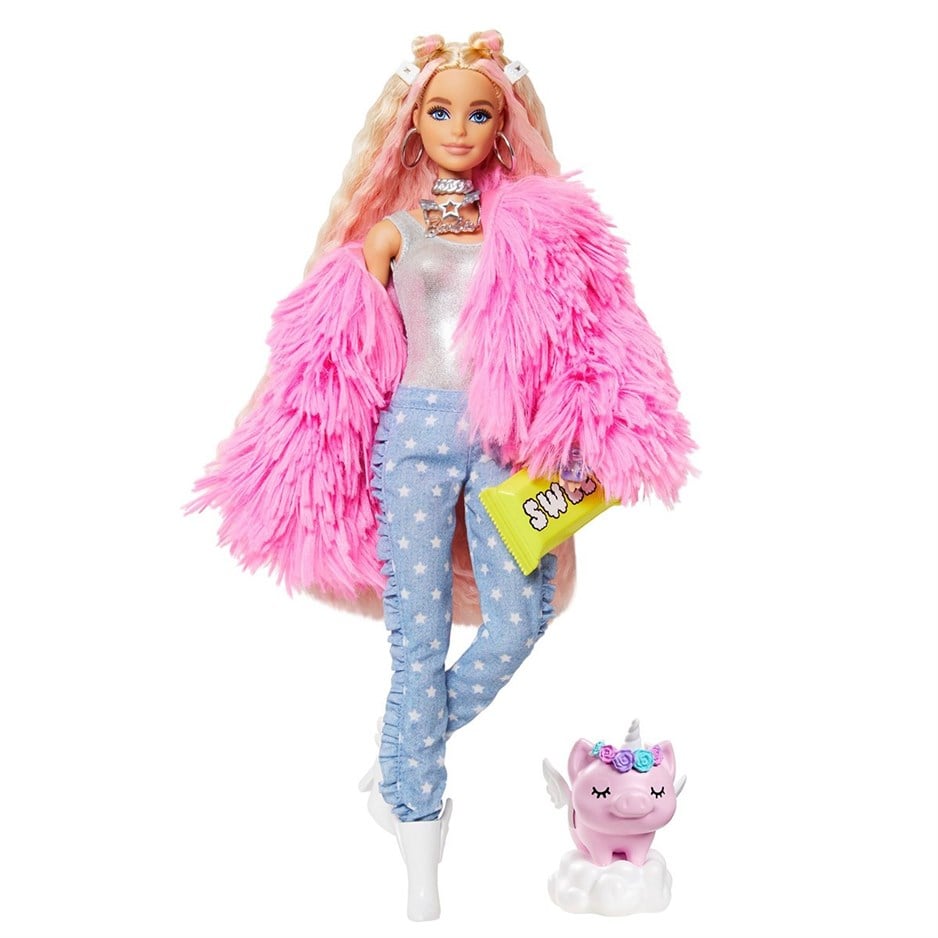 GRN28 Barbie Extra - Pembe Ceketli Bebek En ucuz Fiyatlar & Orjinal Ürün  Garantisi ile Otoys'da