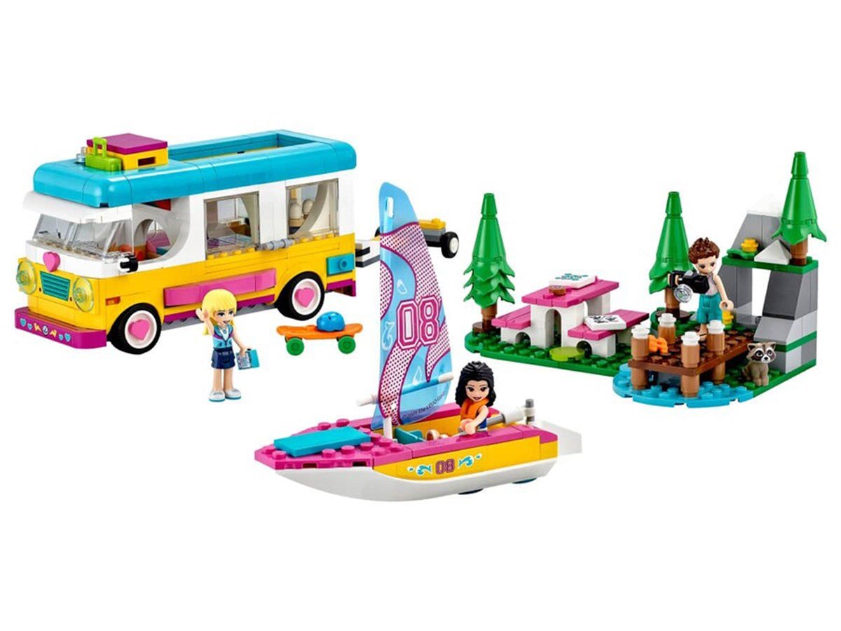 LEGO® Friends 41681 Orman Karavanı ve Teknesi | hobidehobi.com