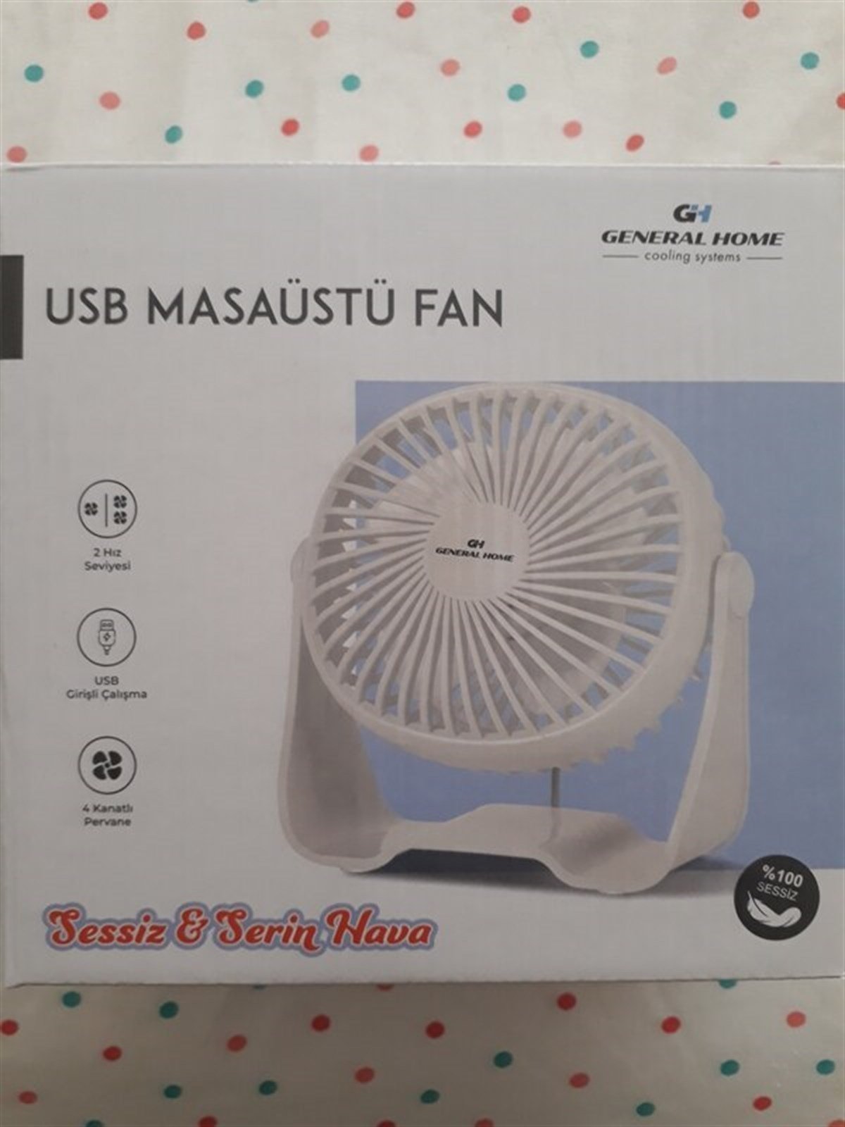 General Home Mini Fan With Usb-LeylekKapida.com