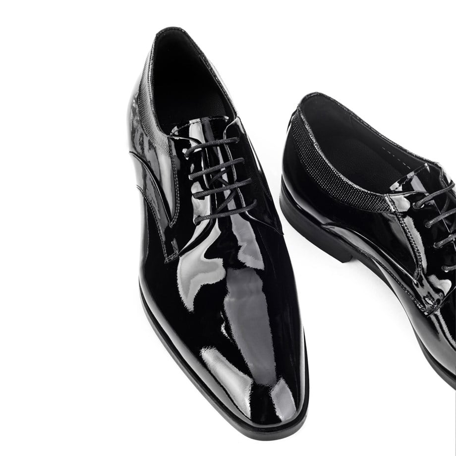Rugan Hakiki Deri Siyah Erkek Ayakkabı | Cabani