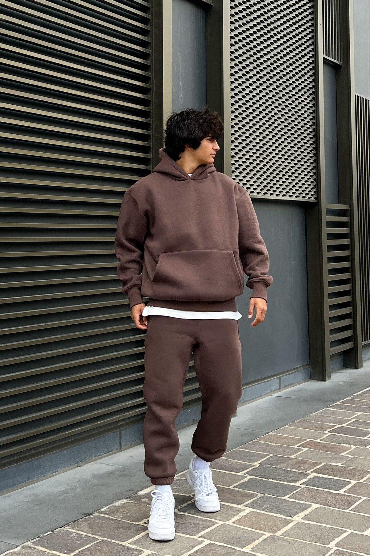 Basic Outfit Kahverengi Eşofman Takımı - Flaw Wears