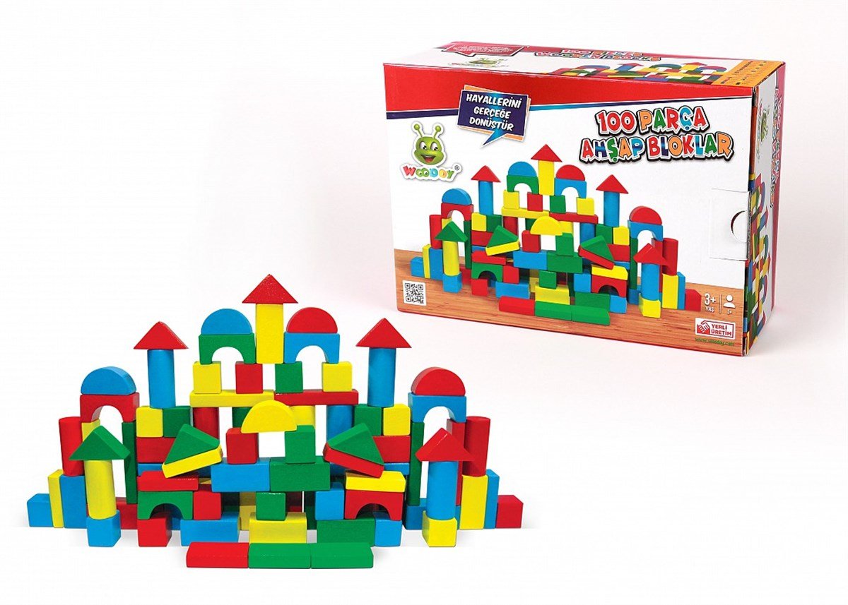 Woodoy 100 Parça Ahşap Blok Fiyatı - Woodoy Oyuncakları - Doğan Oyuncak  Dünyası