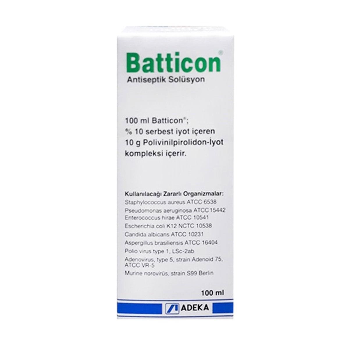 Batticon Antiseptik Solüsyon 100 ml - Daffne