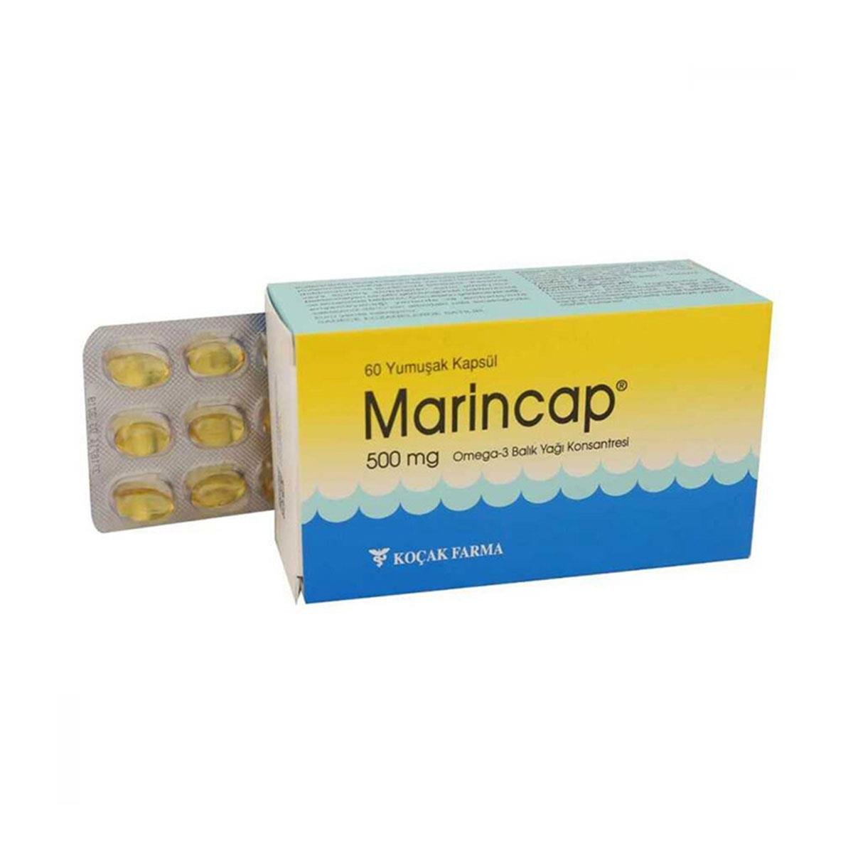 Marincap Omega 3 500 Mg Balık Yağı 60 Kapsül - Daffne