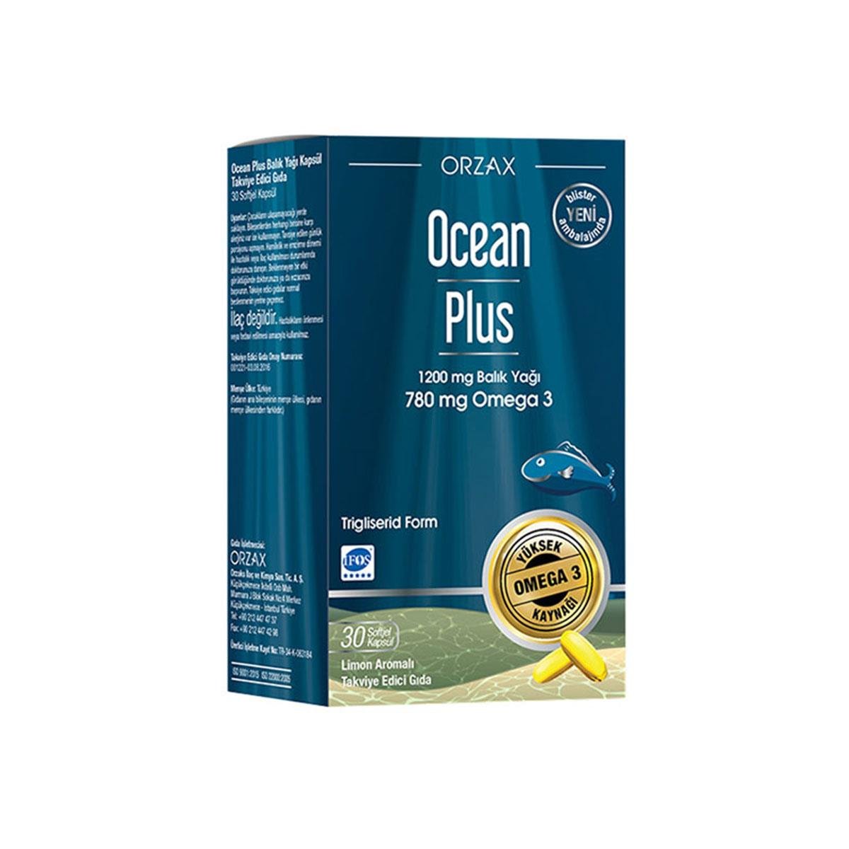 Orzax Ocean Plus 1200 mg 30 Kapsül - Daffne