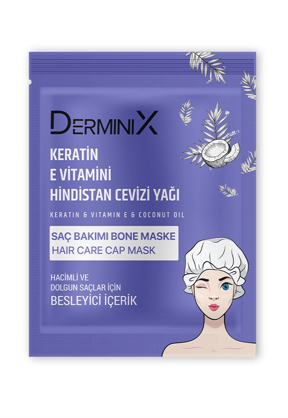 Derminix Keratin & E vitamini & Hindistan Cevizi Yağı Bone Saç Maskesi -  ONLİNE SATIŞ