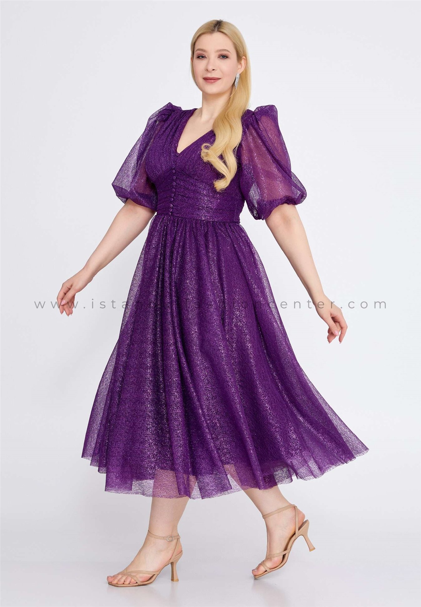 Tulle-ista Mini Cocktail Dress - Purple