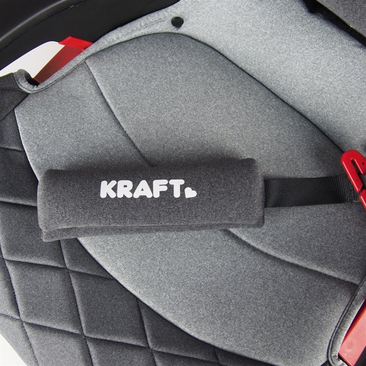 Flat Fix Booster 15-36 Kg Oto Koltuğu Gri | Kraft