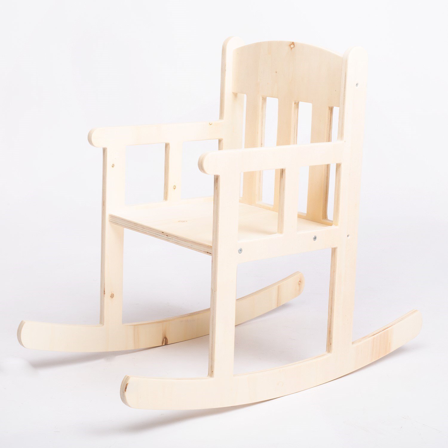 Wood Montessori Ahşap Sallanır Çocuk Sandalye | meltemonline