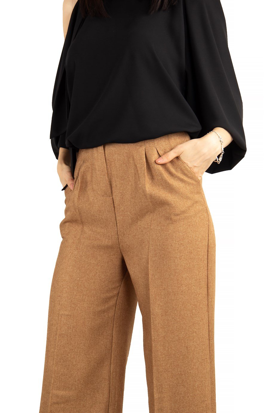 Classic Wide Leg Pant - Sandy - Wholesale Womens Clothing Vendors For  Boutiques