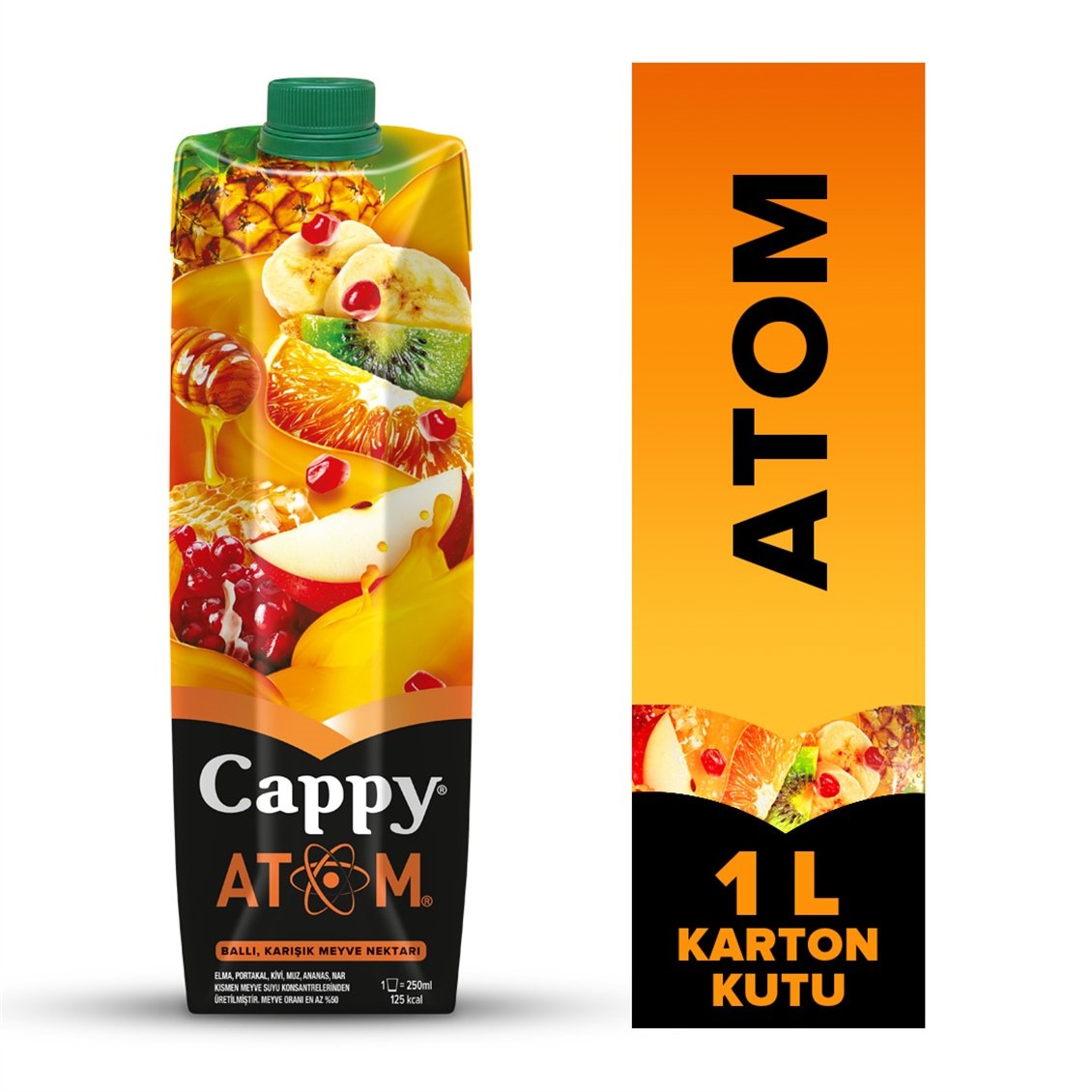 Cappy Atom Meyve Suyu 1 lt - Onur Market
