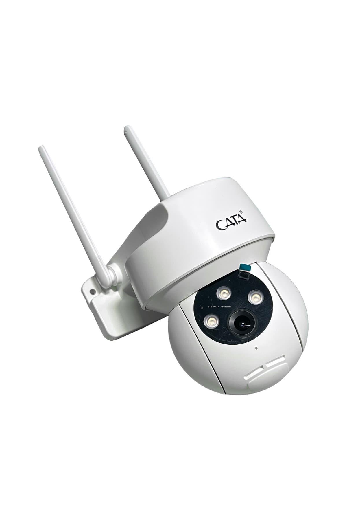 Cata Dış Mekan Akıllı Kamera IP 66 Gece Görüşlü ( Full Hd-1080P ) Ct 4051  Güvenlik Kamerası | Aydınlatmacım