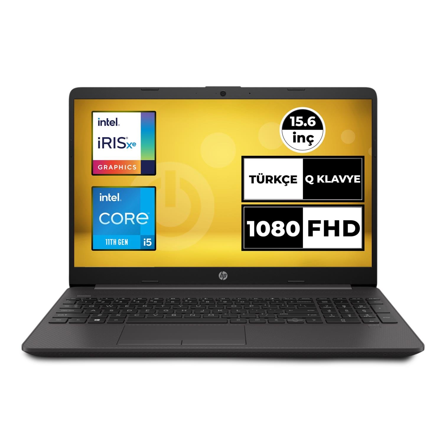 HP 250 G8 i5-1135G7 16GB 512GB SSD Freedos 15.6" FHD Taşınabilir Bilgisayar  853U7ES5
