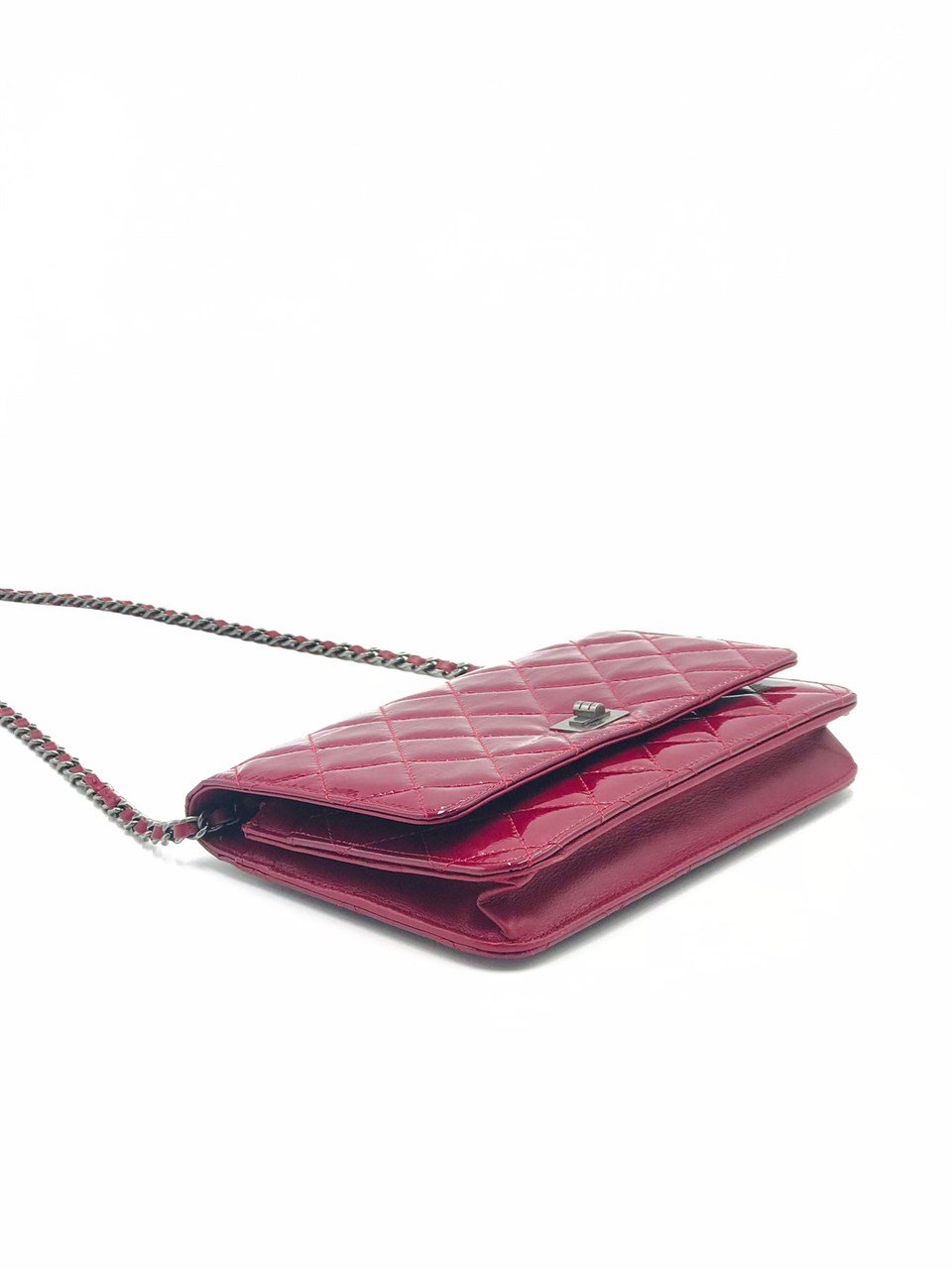Chanel Reissue Mini, Bright Pink Calfskin with Silver Hardware, Preowned in  Dustbag WA001