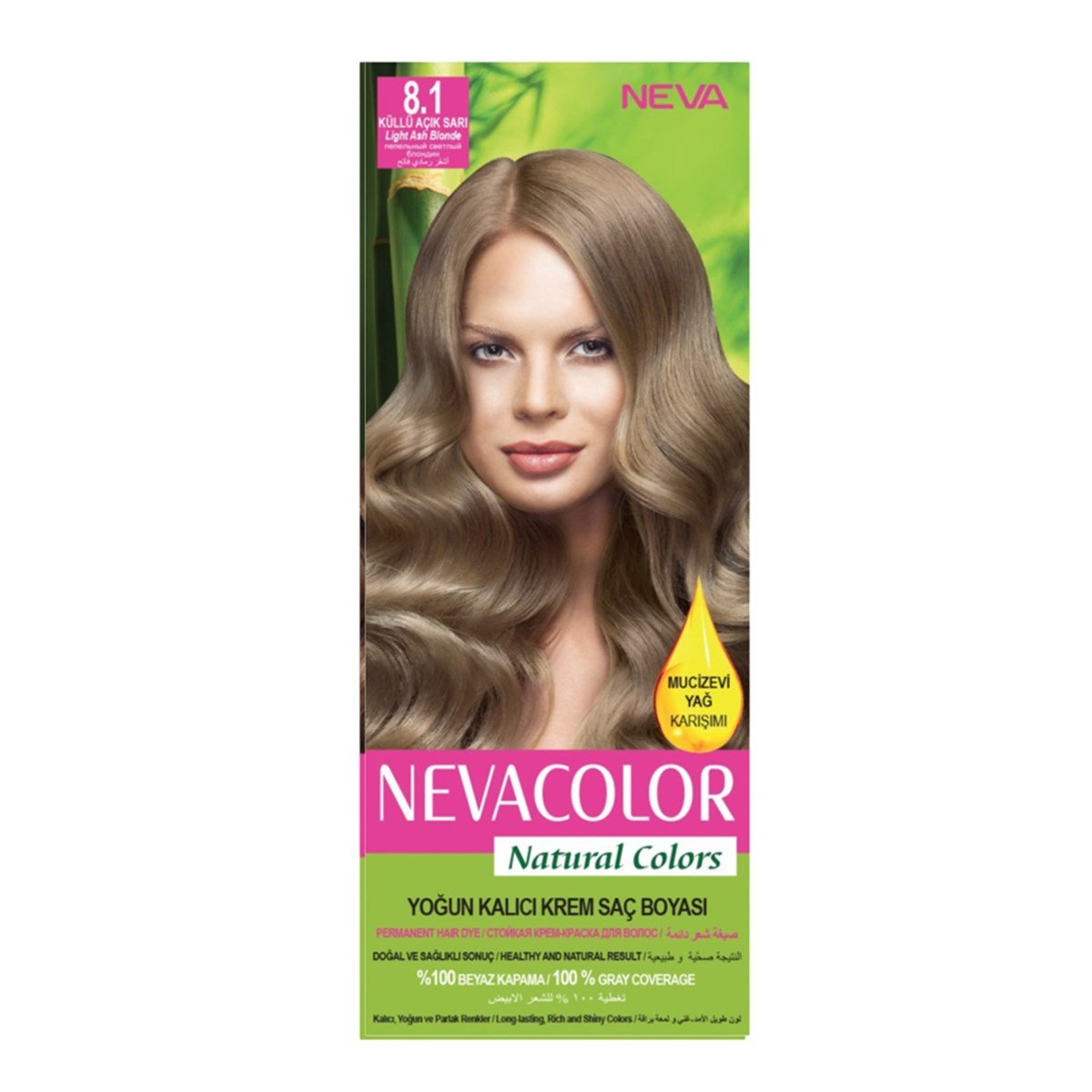 Nevacolor Natural Colors Set Boya Küllü Açık Sarı 8.1 - Platin
