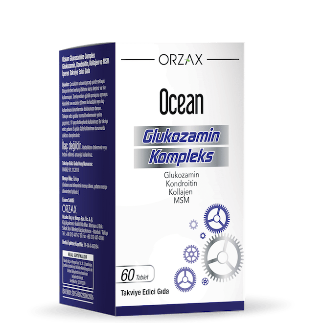8697595872000 | Ocean Glukozamin Kompleks 60 Tablet | Kozmovital