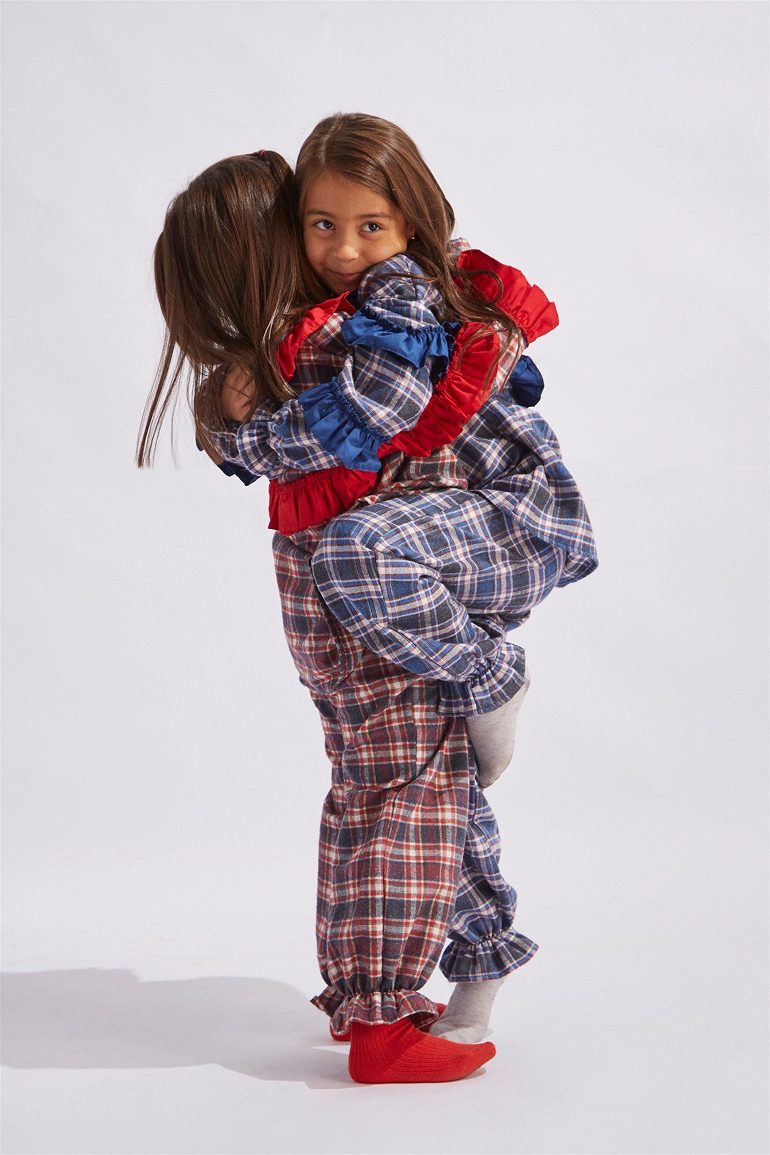 hoQuspoQus Kız Çocuk Pijama Takımı Mavi