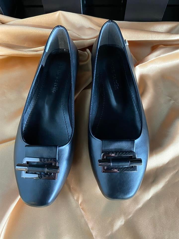Pierre Cardin Kadın Siyah Babet Ayakkabı (52005) | Wom Boutique
