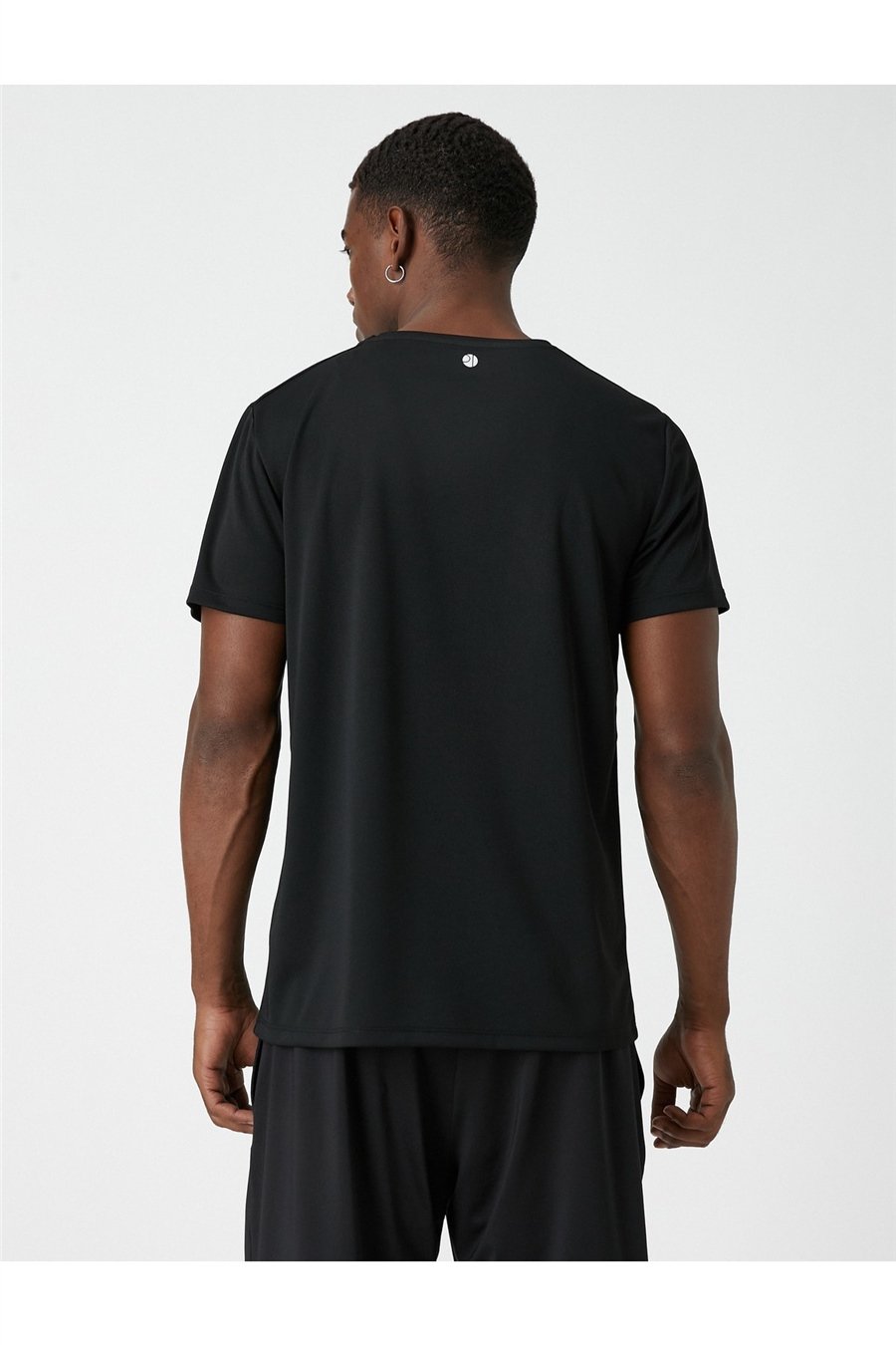 Koton 3Wam10071Nk Siyah 999 Erkek Polyester Jersey T-Shirt
