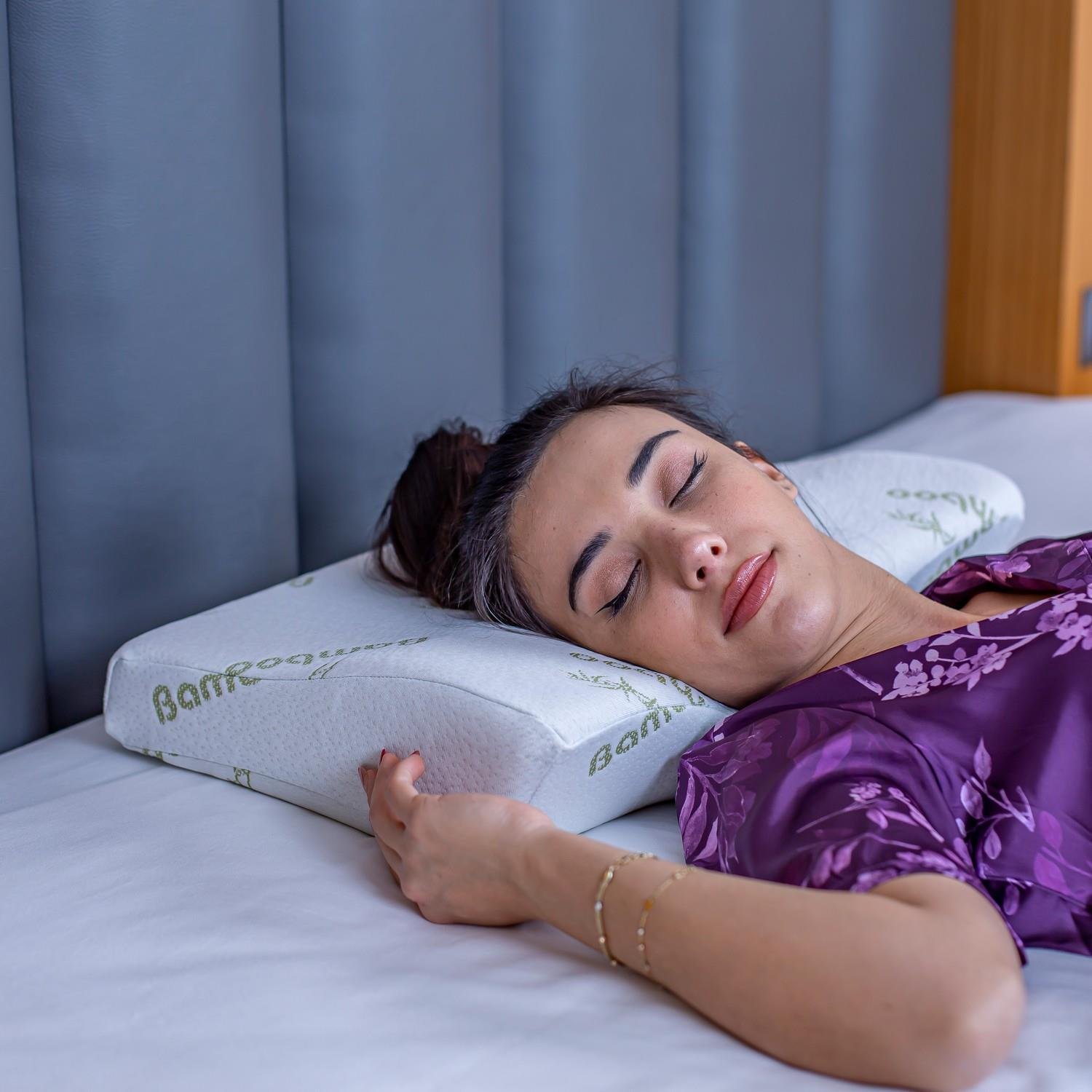 Servikal Visco Yastık Boyun Fıtığı Boyun Düzleşmesi Boyun Ağrısı İçin  Ortopedik Boyun Yastığı | Simple The Pillow